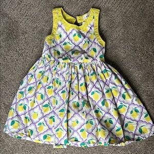 Yellow and Green Kids Dress